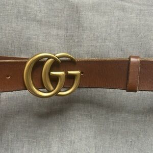Classic Big G Gucci Brown Belt